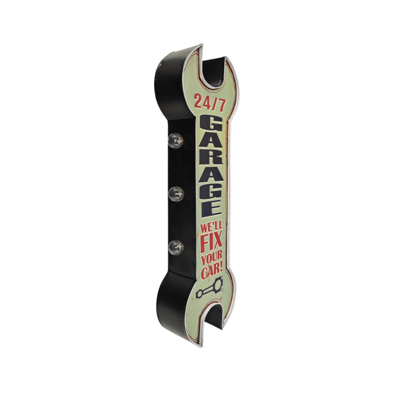 Wrench Shape Wall Décor LED
