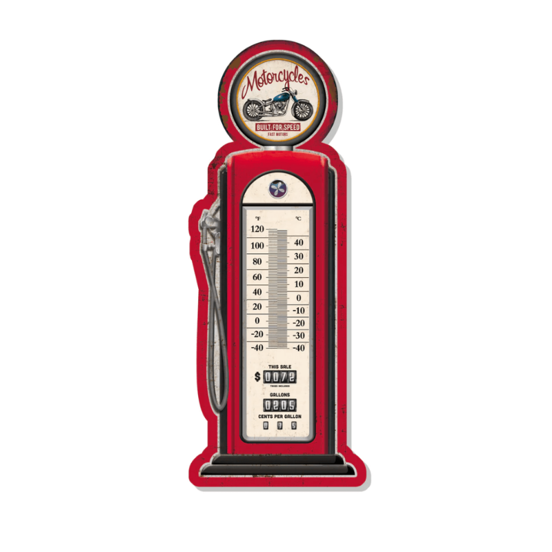Motorcycle – Gas Pump Thermometer