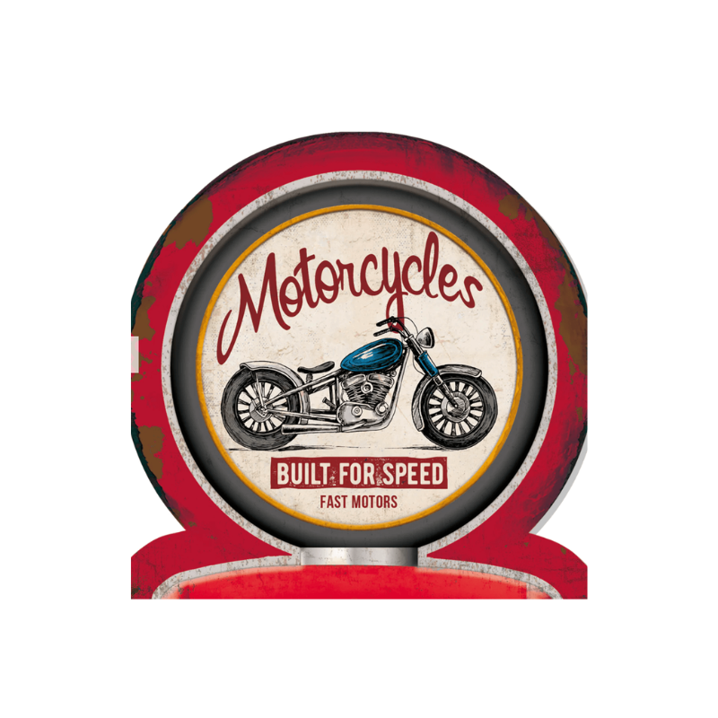 Motorcycle – Gas Pump Thermometer
