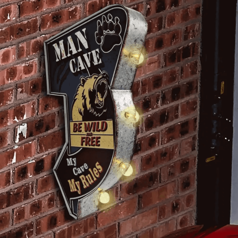 Man Cave Wall Décor LED