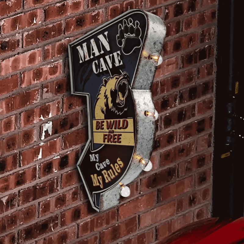 Man Cave Wall Décor LED