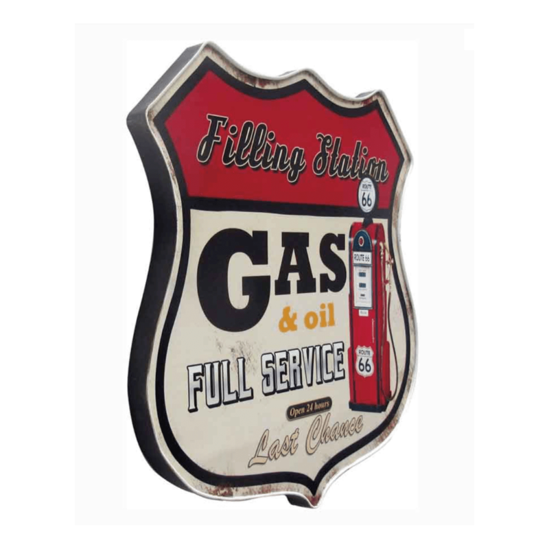 Last Chance Gas & Oil Station Sign