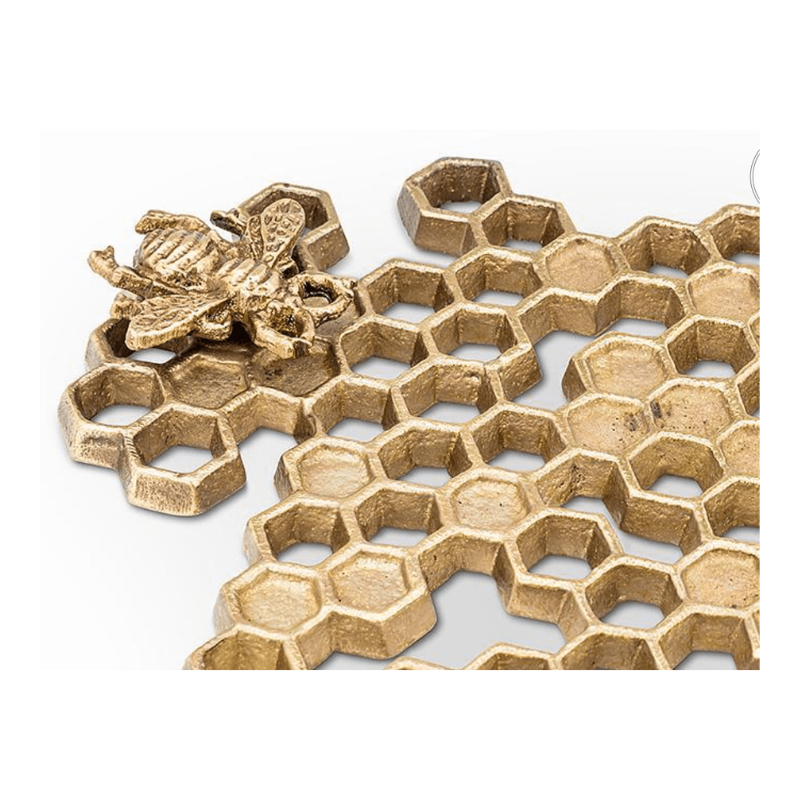 Honeycomb Trivet w/ Bee (more coming soon.)