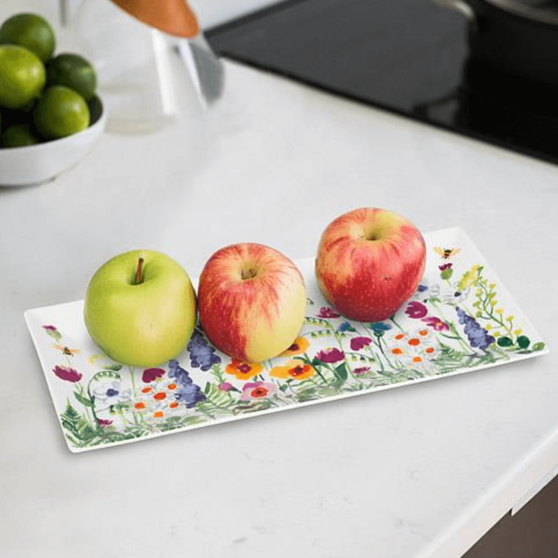 Bee Garden Rectangle Plate/Platter (Large)