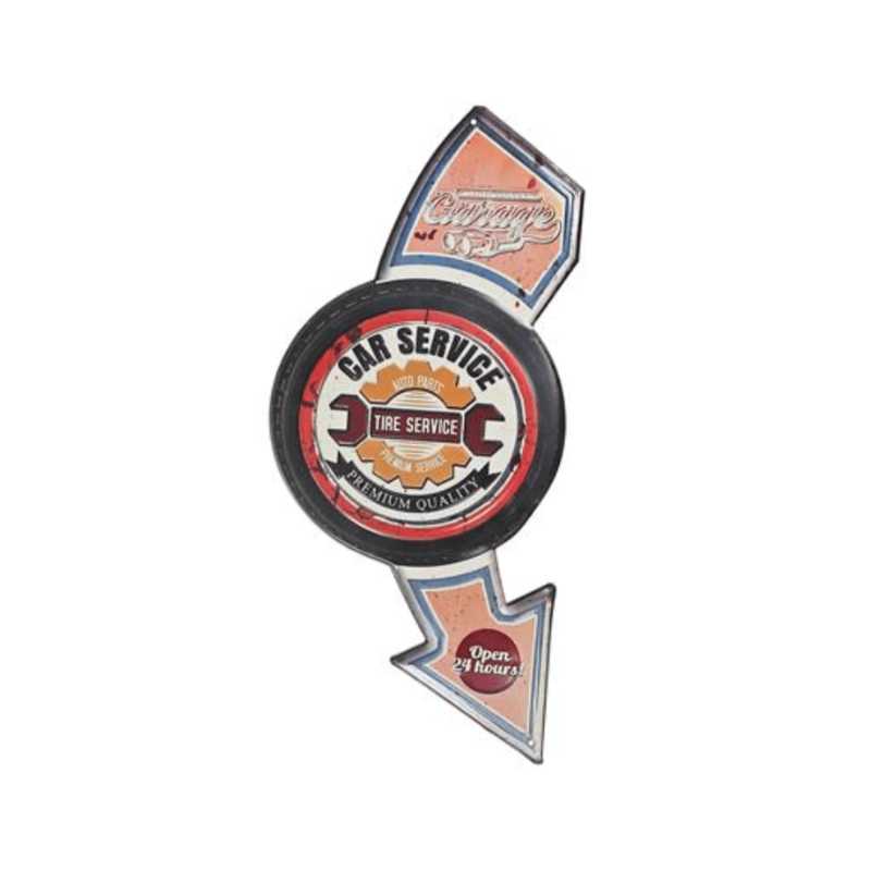 Car & Tire Service Sign