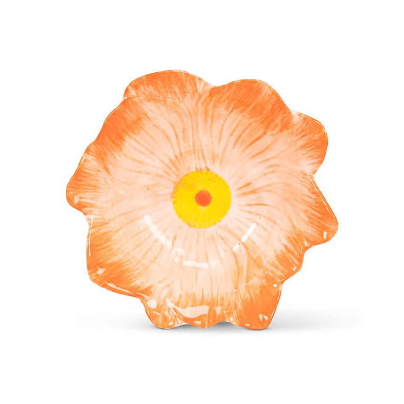 Flower Dish (Orange)