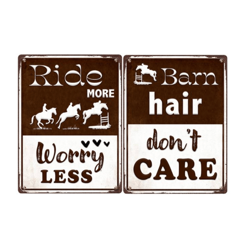 Ride More, Worry Less Sign