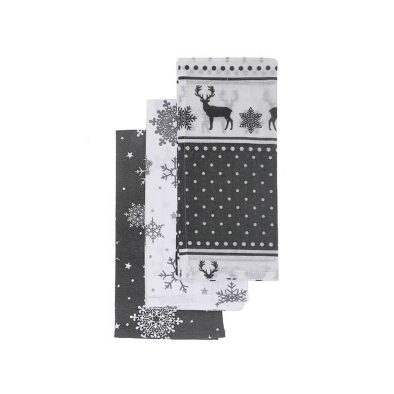 Winter Grey Kitchen Towel