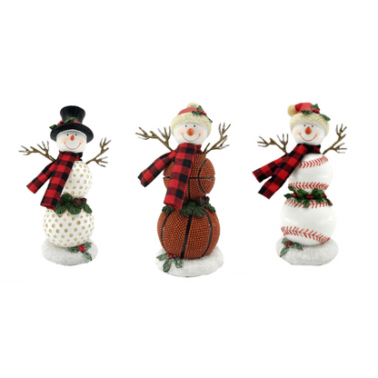 Basketball Snowman