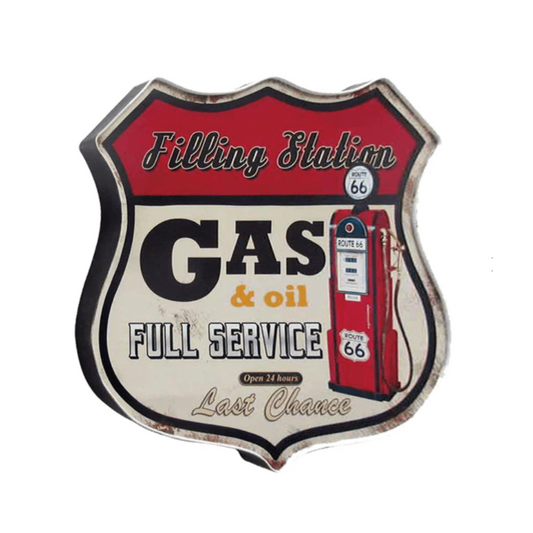 Last Chance Gas & Oil Station Sign