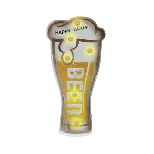 Happy Hour Beer LED Sign