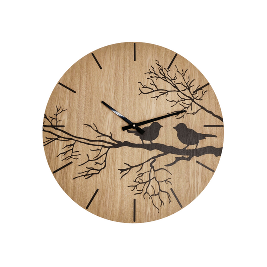 Birds on a Branch Wall Clock