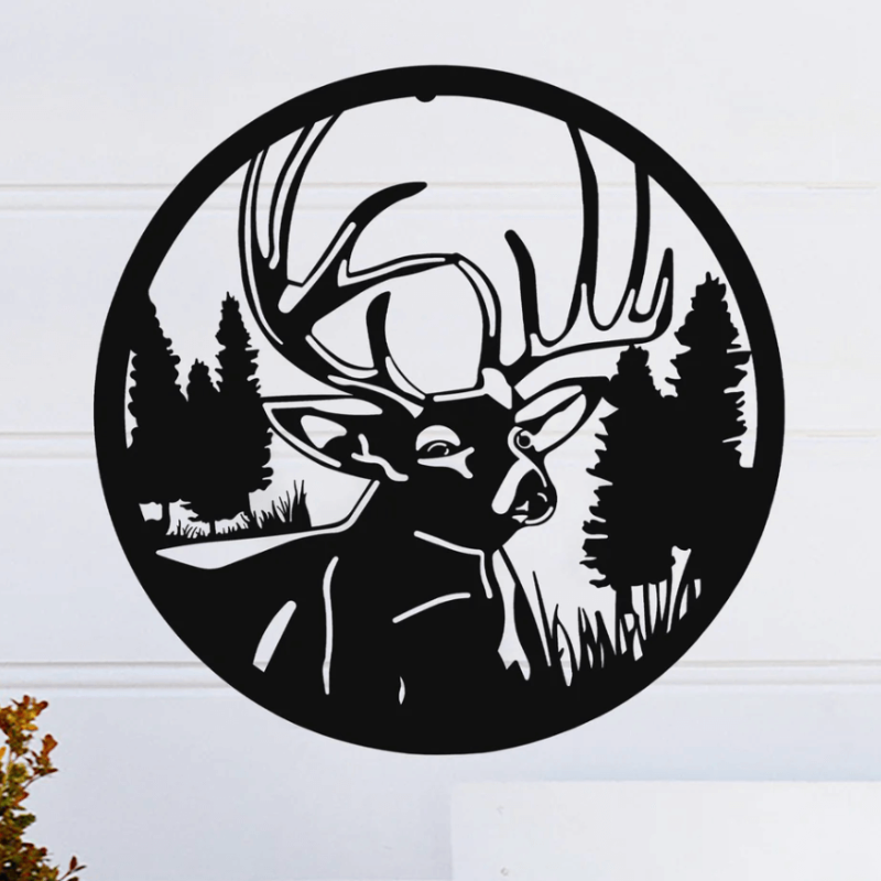 Buck in the Forest Wall Art