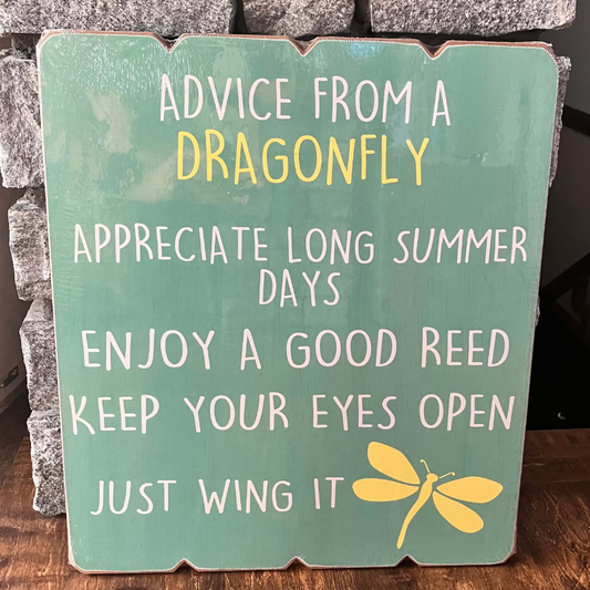 Advice From a Dragonfly Décor