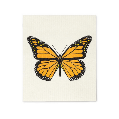 Monarch Butterfly Dishcloths. Set of 2.