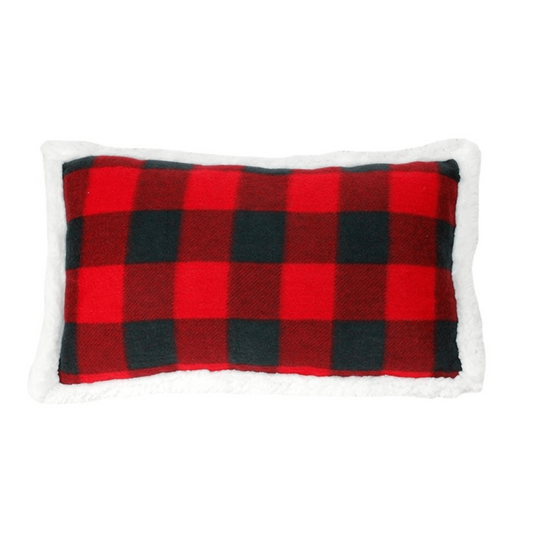 Buffalo Plaid Fleece Pillow