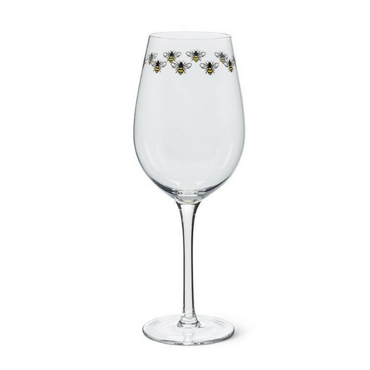 Bee Ring Wine Glass