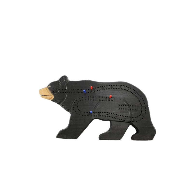 Bear Cribbage Board