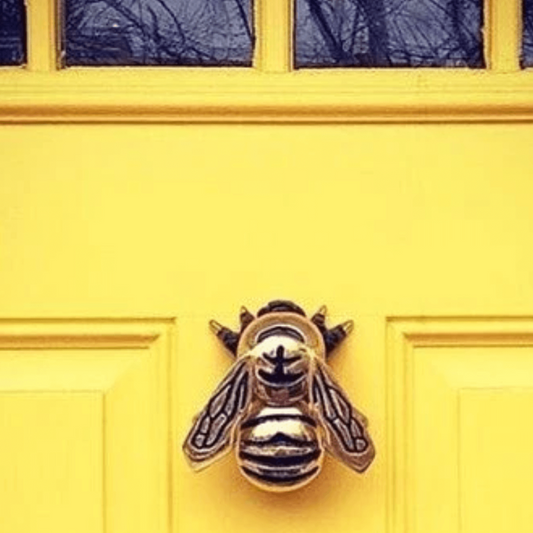 Bee Door Knocker Cast Iron.