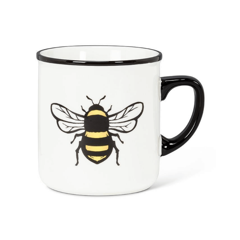 Bee Rimmed Mug