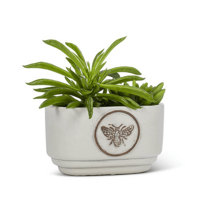 Bee Crest Oval Planter Small