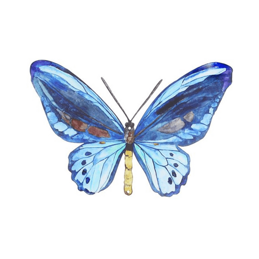 Butterfly (Blue) Wall Art