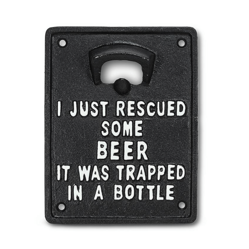 Rescued Beer Wall Opener