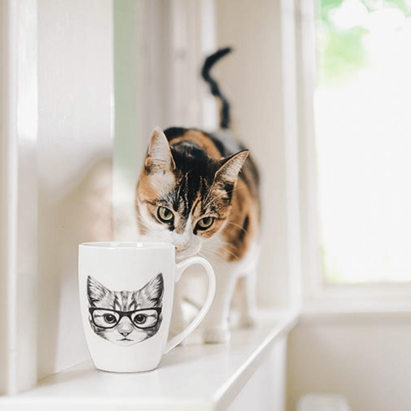 Pen & Ink Cat Mug