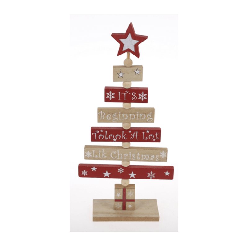 Christmas Tree Swivel Wooden