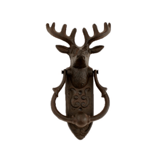 Deer Door Knocker Cast Iron