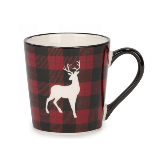 Buffalo Check w/ Deer Mug