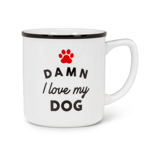 Love My Dog Text Mug