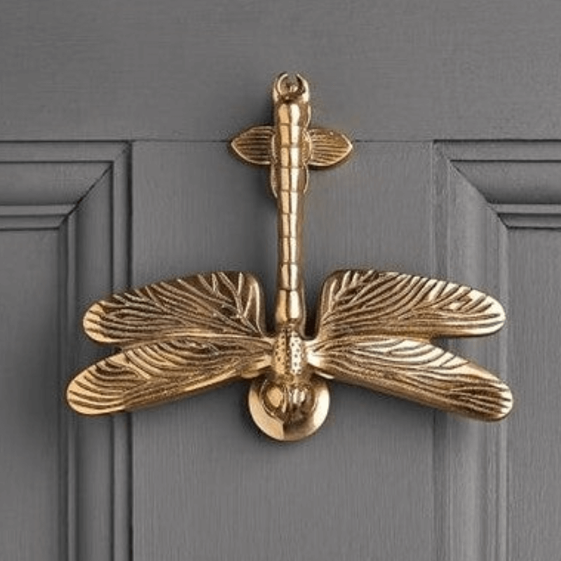 Dragonfly Door Knocker Cast Iron