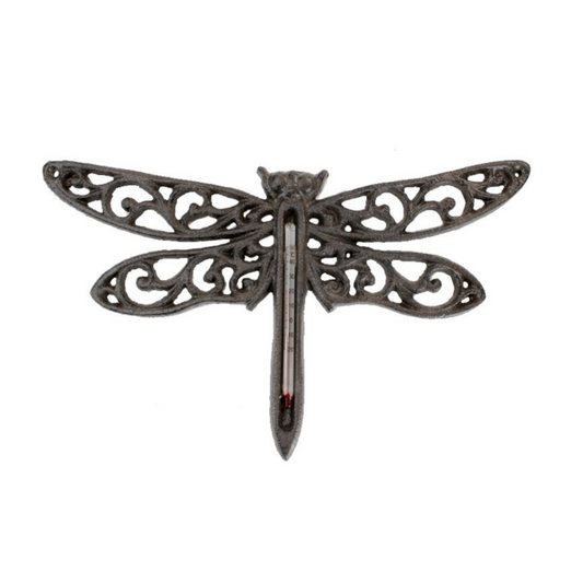 Dragonfly Thermometer Cast Iron