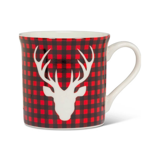 Buffalo Check Deer Mug