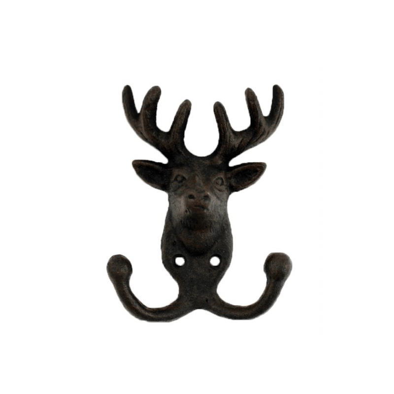 Deer Double Hook Cast Iron