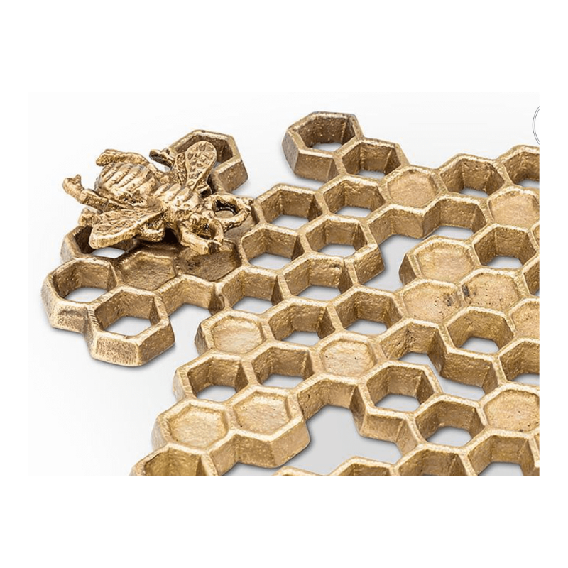 Honeycomb Trivet w/ Bee