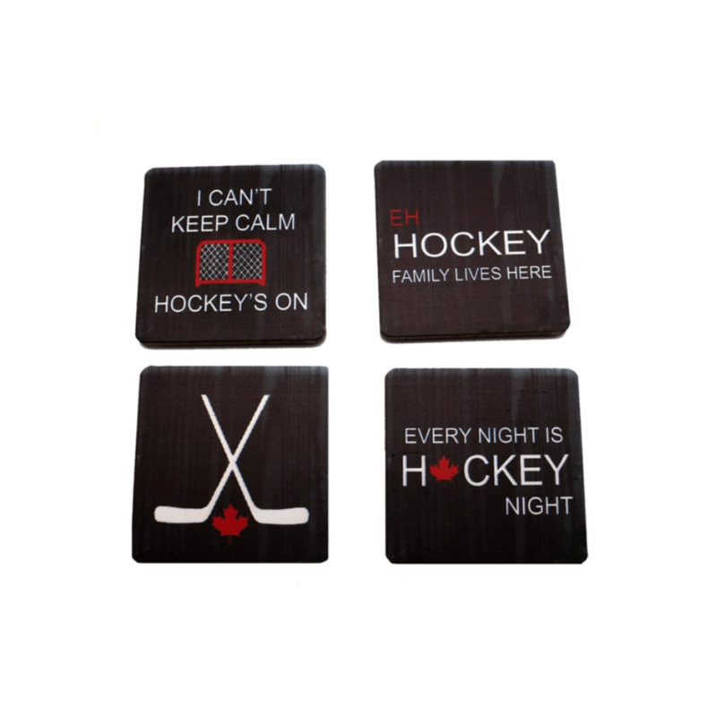 Hockey Coasters (set of 4)