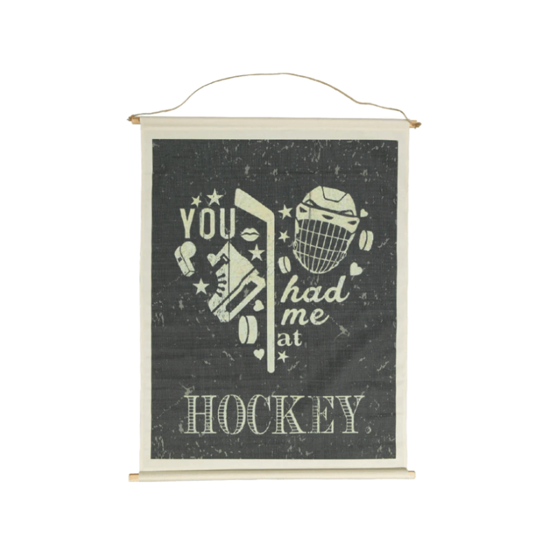 Hockey & You Canva Print