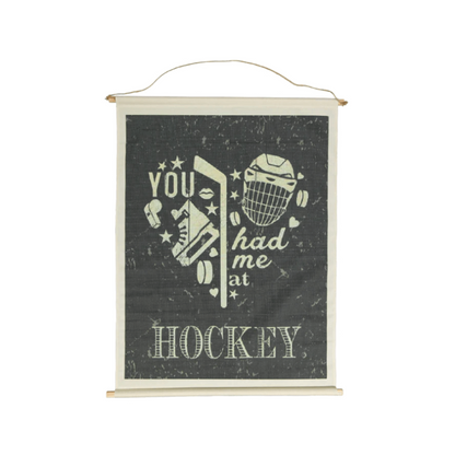 Hockey & You Canva Print