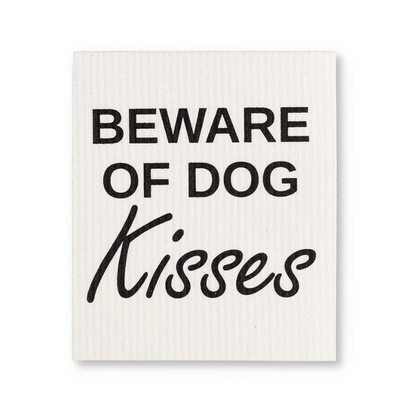 Dog Kisses Dishcloths. Set Of 2.