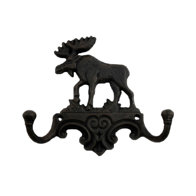 Moose Double Hook Cast Iron