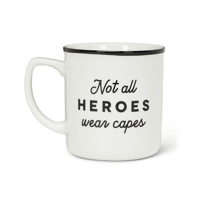 Not All Heroes Text Mug