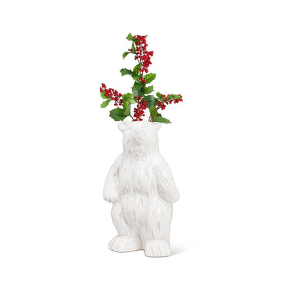 Polar Bear Standing Vase