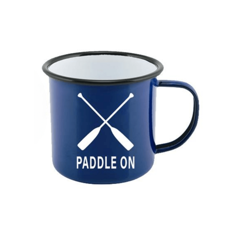 Paddle On Enamel Mug