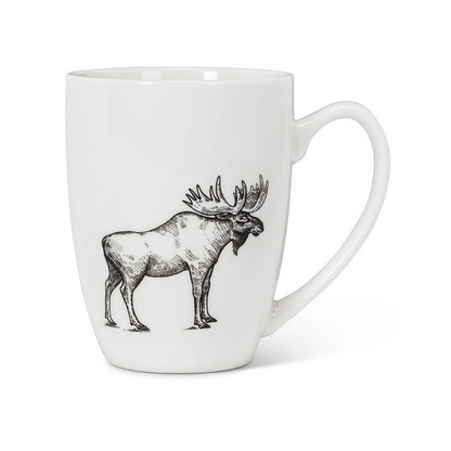 Pen & Ink Moose Mug