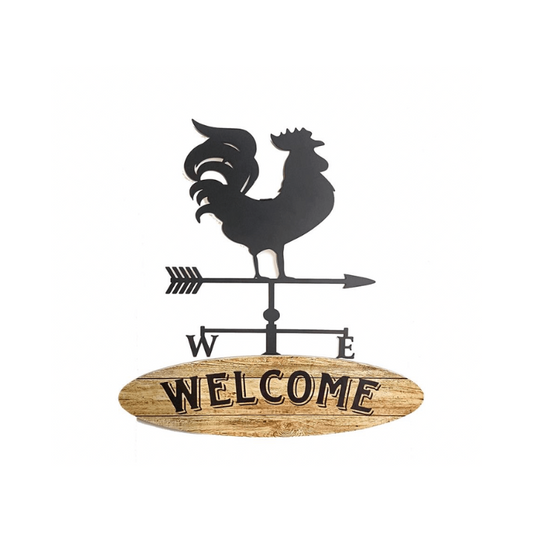 Rooster Welcome Sign