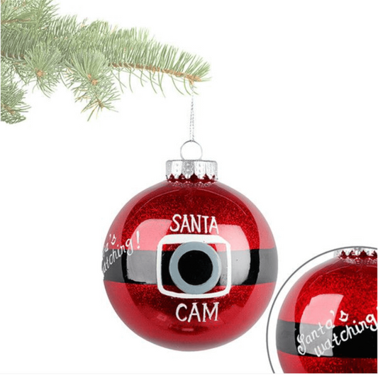 Santa Cam Ornament