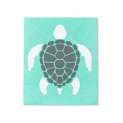 Sea Turtles Dishcloths. Set Of 2.