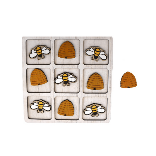 Bee Tic Tac Toe Set